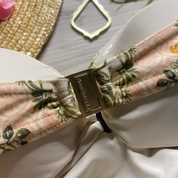 Zimmermann Scarf-Print Strapless One Piece Swimsuit - Picture 11 of 15